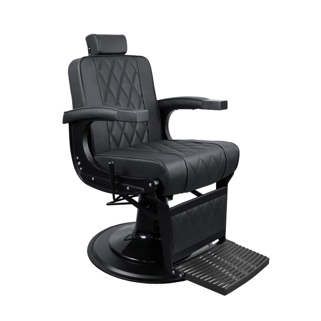 Ares Black Herrenfriseurstuhl