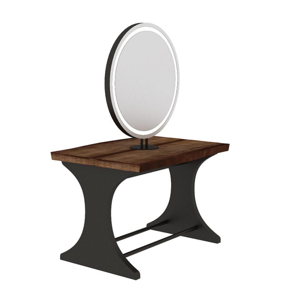 Woody Circle Island Damenfrisierplatz