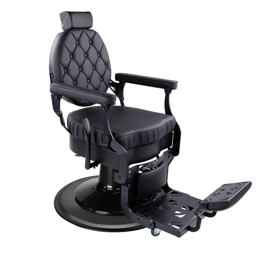 Ronin Black Herrenfriseurstuhl